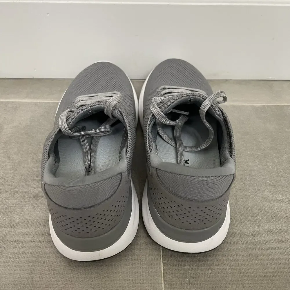 Kizik Lima Mens 7.5/Womens 9 Gray Hands Free Comfort Sneaker Casual Shoes